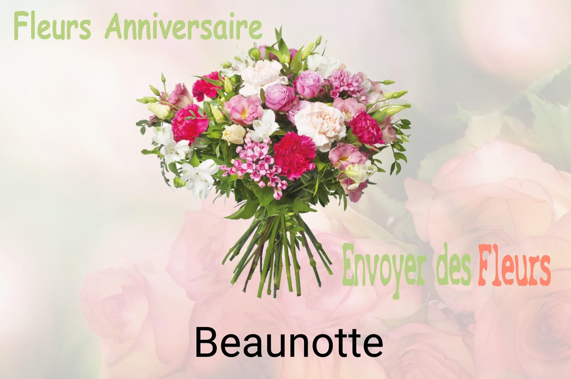 Bouquet de fleurs d’anniversaire livré à Beaunotte